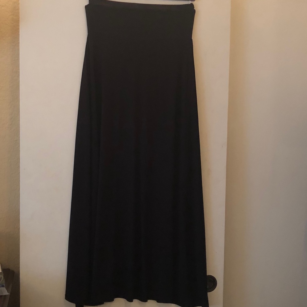 Lularoe black Maxi skirt